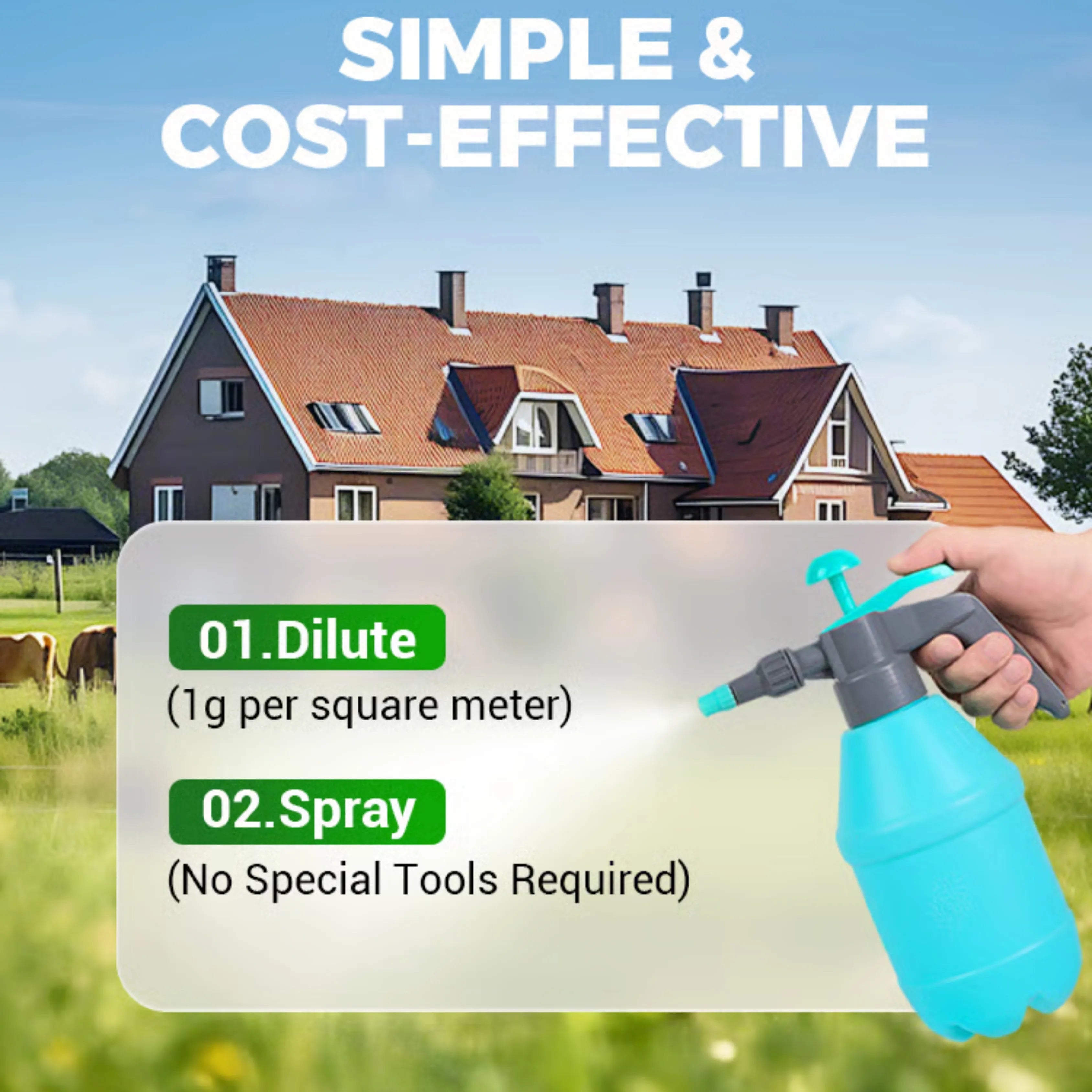 Fast-Acting Fly Control Concentrate – Powerful Insect Killer for Indoor & Outdoor Use