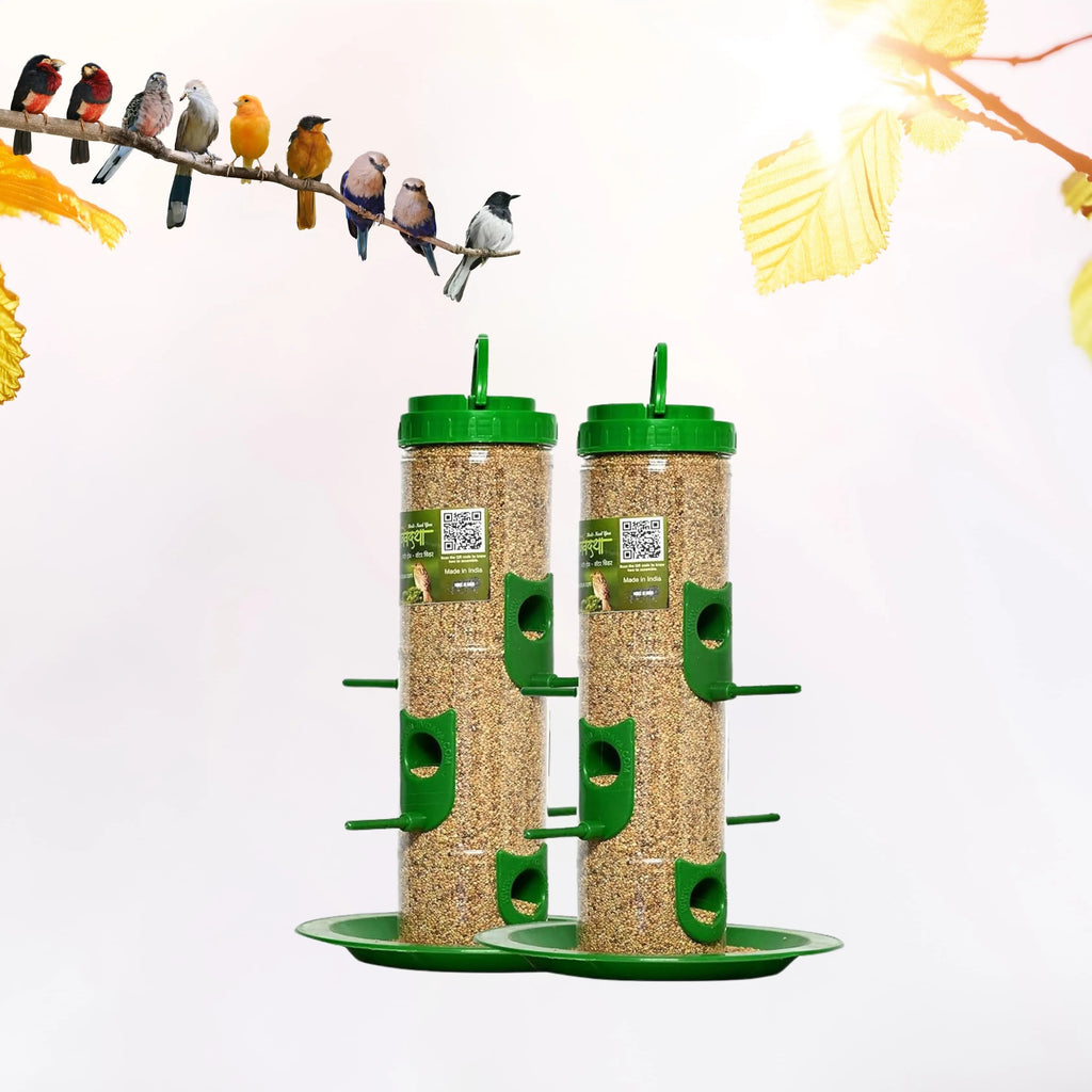 Durable Hanging Bird Feeder for Outdoor Use – Attracts Wild Birds