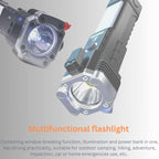 Portable Rechargeable Torch with Powerbank